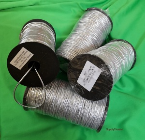 3mm Round Metallic elastic 100m reel